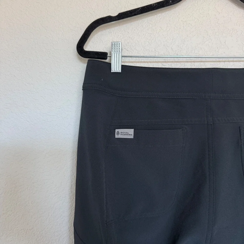 Royal Robbins Alpine Mountain Pro Pants Black Trim Fit Hiking Outdoor Gorpcore